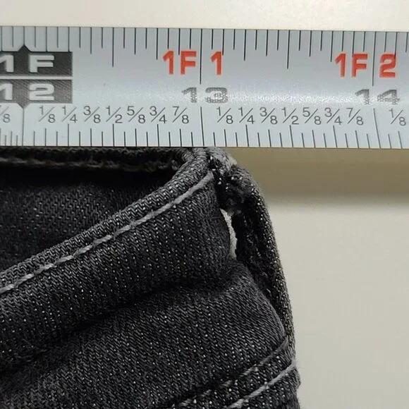 Sneak Peek Jeans Womens Size 5 Faded Black Whisker Wash Skinny Distressed Casual - Picture 6 of 12